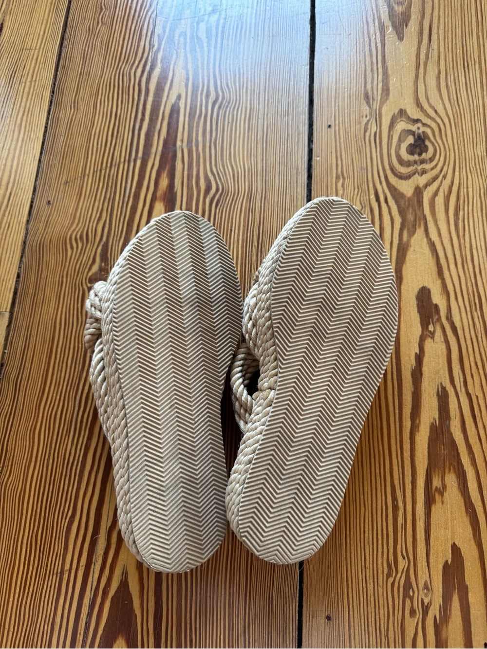 H&M Knotted Rope Slide Sandals - Tan - Picture 4 of 5